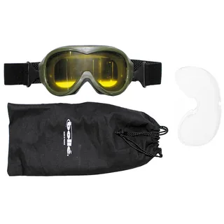 Brille, Tactical, "Bolle", oliv, 1 Erstatzglas, gebr.