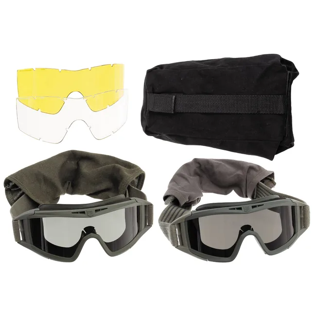 Schutzbrille, REVISION, Ersatzgläser, mit Hülle, neuw.