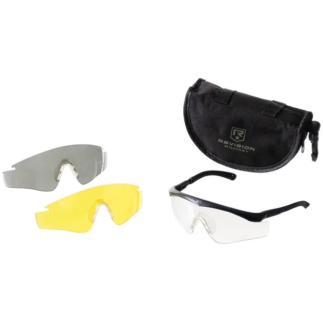 Brit. Schutzbrille, REVISION, Sawfly Z87, schwarz, gebr.