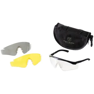 Brit. Schutzbrille, REVISION, Sawfly Z87, schwarz, gebr.