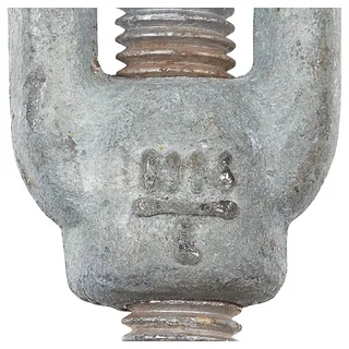 Dän. Spannschloss, mit Haken, M14, verzinkt, neuw.