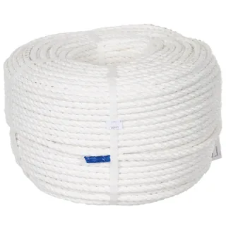Brit. Marineseil, weiß, 220 m, 10 mm Durchm., neu