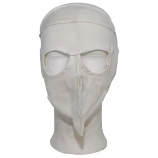 Brit. Gesichtsmaske, weiß, "Arctic MK2", gebr.