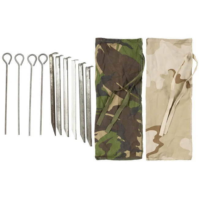 Holl. Zelthering-Set, mit Tasche, gebr.