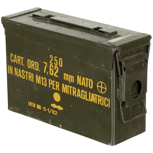 Munitionskiste,Gr. 1, M19A1, Cal.30/7.62, gebr.