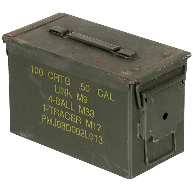 Munitionskiste, Gr.2, M2A1, Cal.50/5.56, gebr.