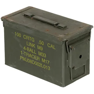Munitionskiste, Gr.2, M2A1, Cal.50/5.56, gebr.
