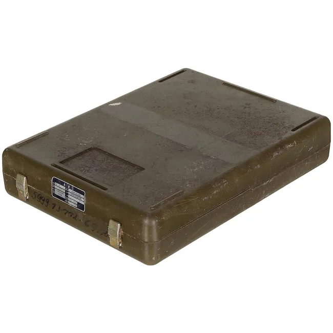 Belg. Transportbox, gebr., Kunststoff, 40 x 30 x 8 cm