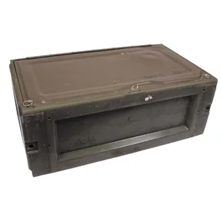 Brit. Transportbox, gebr., Gr.90x34x50 cm