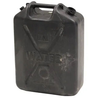 Brit. Wasserkanister, 20 l, PVC, ohne Deckel, gebr.