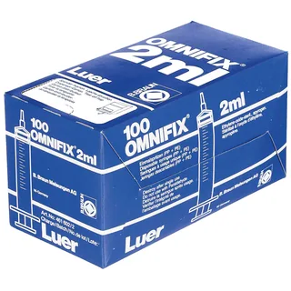 Einmalspritze, 2 ml, 100 Stück, neuwertig