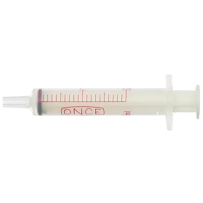 Schwed. Einmalspritze, 2 ml, 50 Stück, neuwertig
