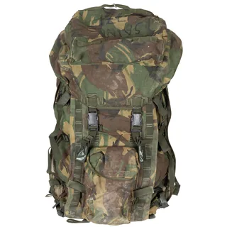 Brit. Rucksack, "PLCE LONG", o. Seitent.,DPM, gebr.,II Wahl
