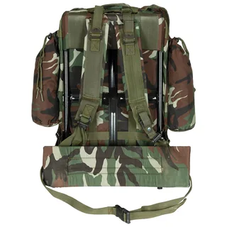 Türk. Rucksack, tarn, gebr., TOP ZUSTAND, Metallgestell