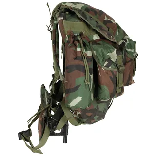 Türk. Rucksack, tarn, gebr., TOP ZUSTAND, Metallgestell