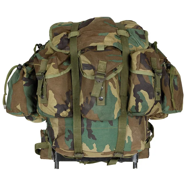 Türk. Rucksack, woodl., gebr., TOP ZUSTAND, Metallgestell