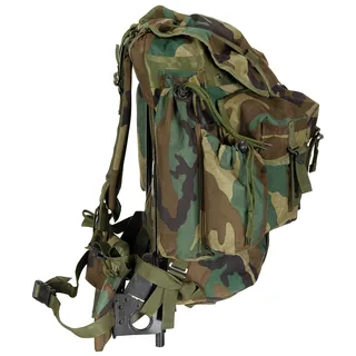 Türk. Rucksack, woodl., gebr., TOP ZUSTAND, Metallgestell
