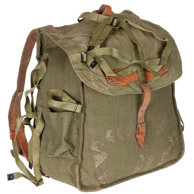 Rumän. Rucksack, oliv, gebr.
