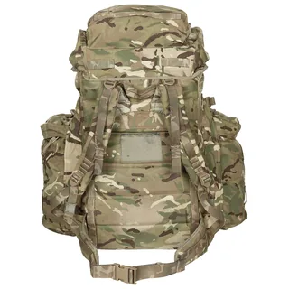 Brit. Rucksack, "INF Long", Seitentaschen, MTP, IRR, gebr.