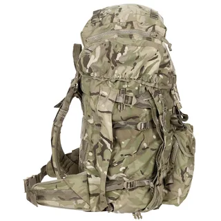 Brit. Rucksack, "INF Short", OHNE Seitent., MTP, IRR, gebr.
