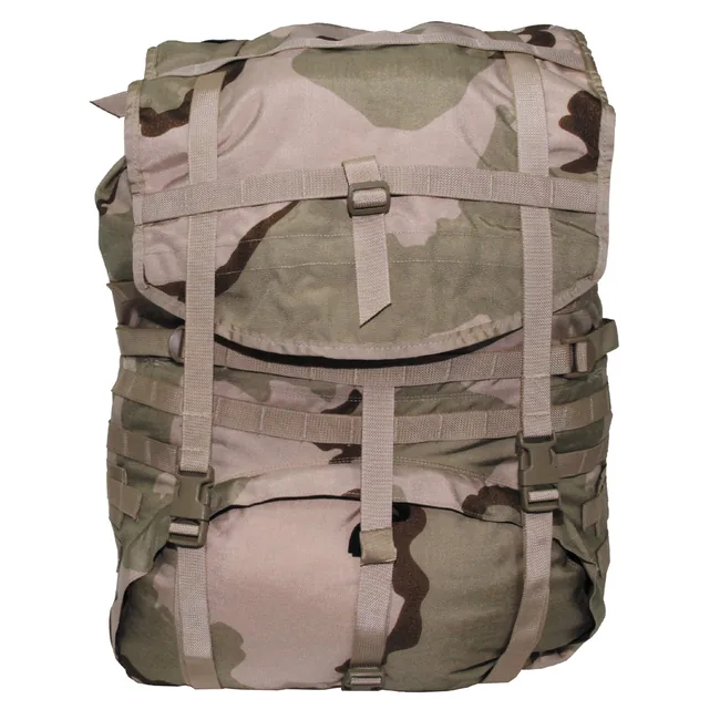 US Rucksack, neuwertig, "Molle II light", 3 Fb.desert