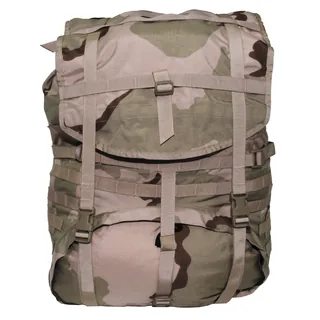 US Rucksack, neuwertig, "Molle II light", 3 Fb.desert