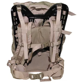 US Rucksack, neuwertig, "Molle II light", 3 Fb.desert