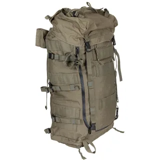 Österr. Kraxenrucksack, ohne Tragegestell, oliv, gebr.
