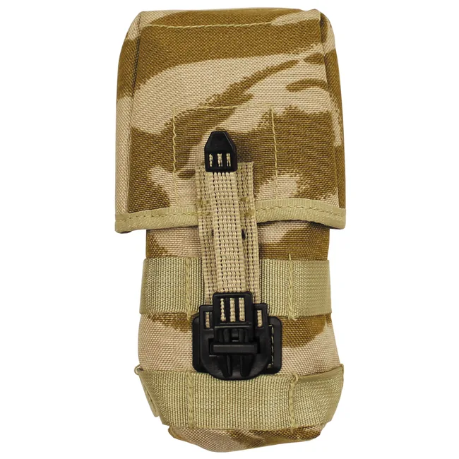 Brit. Munitionstasche, SA 80, MOLLE, DPM desert, gebr.