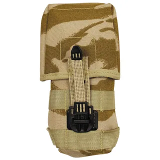 Brit. Munitionstasche, SA 80, MOLLE, DPM desert, gebr.
