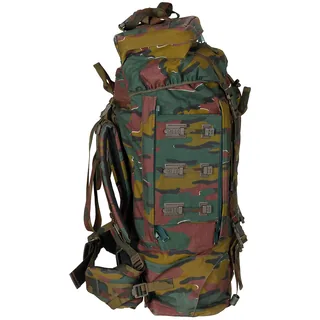 Belg. Rucksack, tarn, OHNE Seitentaschen, gebr.