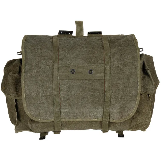 Belg. Rucksack, "Kongo", Canvas, oliv, gebr.