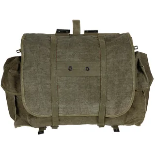 Belg. Rucksack, "Kongo", Canvas, oliv, gebr.