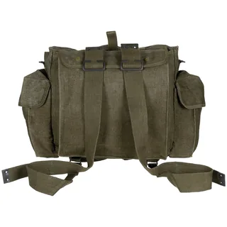 Belg. Rucksack, "Kongo", Canvas, oliv, gebr.