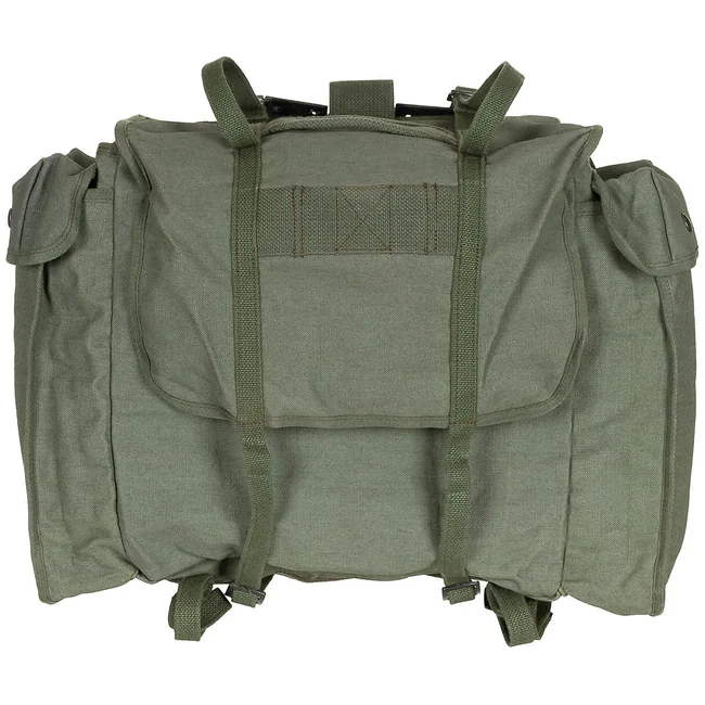 Belg. Rucksack, Canvas, oliv, gebr., TOP ZUSTAND