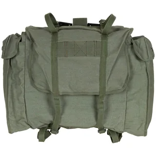 Belg. Rucksack, Canvas, oliv, gebr., TOP ZUSTAND