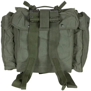 Belg. Rucksack, Canvas, oliv, gebr., TOP ZUSTAND