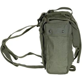 Belg. Rucksack, Canvas, oliv, gebr., TOP ZUSTAND