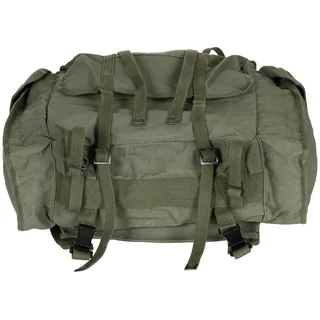 Belg. Rucksack, Canvas, oliv, gebr., TOP ZUSTAND