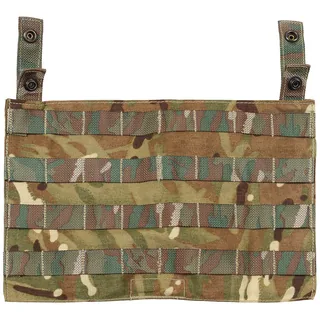 Brit. Frontplatte, mit Klett, Osprey MK IV, MTP tarn, gebr.