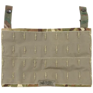 Brit. Frontplatte, mit Klett, Osprey MK IV, MTP tarn, gebr.