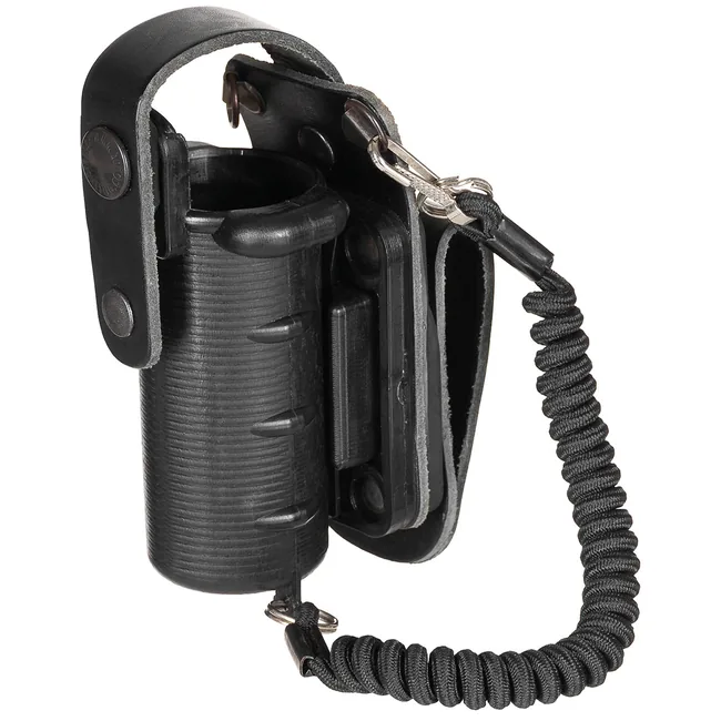 Verteidigungsspray-Etui, geb., Leder Holster, "PETER JONES"