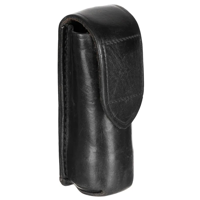 Verteidigungsspray-Etui, Leder, gebr.