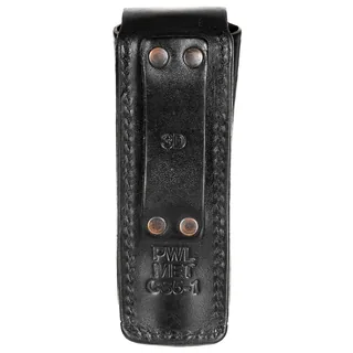 Verteidigungsspray-Etui, Leder, gebr.