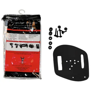 Adapterplatte für Holster, "SAFARILAND", schwarz, neuw.