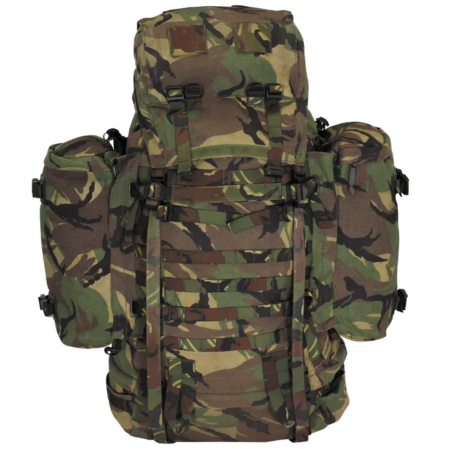 Holl. Rucksack, Large, 120 l, tarn, mit Seitent., gebr.