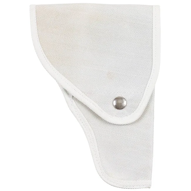 Ital. Pistolenholster, Canvas, Typ I, weiß, neuw.