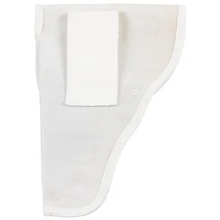 Ital. Pistolenholster, Canvas, Typ I, weiß, neuw.