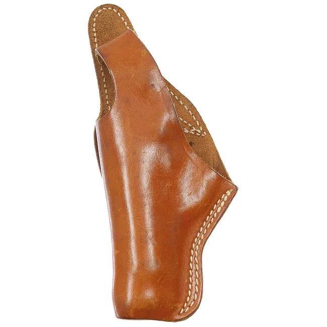 Ital. Pistolenholster, Leder, links, braun, gebr.