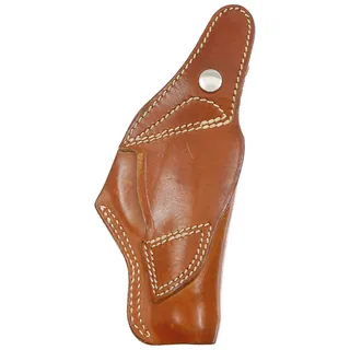 Ital. Pistolenholster, Leder, links, braun, gebr.